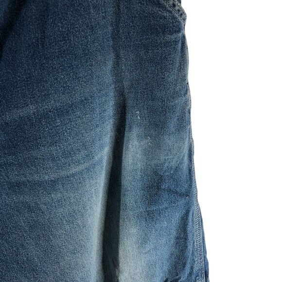 Carhartt B03 Denim Work Dungarees Jeans Cargo 42x30 Actual 39x28 - Picture 3 of 7